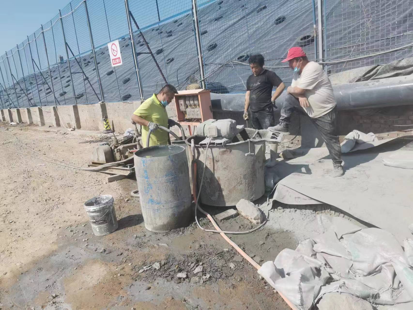 隆化袖阀管注浆